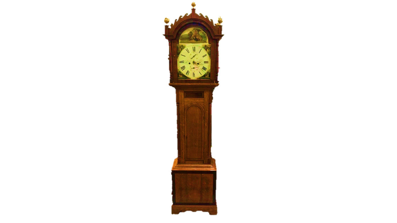 English tall case grandfather clock